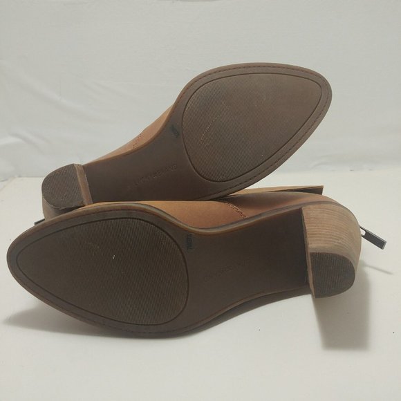 Lucky Brand Brown Leather Nycott Ankle Boots Size 7m - Picture 5 of 9